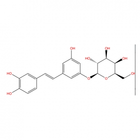 白皮杉醇葡萄糖苷	（Astringin） | CAS No：29884-49-9 	HPLC≥98% 	20mg/支