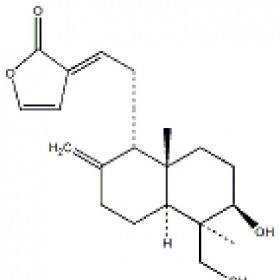 【樂美天】脫水穿心蓮內(nèi)酯  CAS號：134418-28-3 HPLC≥98%  20mg/支  中藥對照品標準品