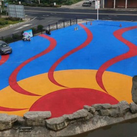 四川省彭州市彩色生態(tài)透水混凝土  四川省彭州市彩色透水混凝土道路 透水混凝土施工價格 彩色透水混凝土材料生產(chǎn)廠家   壓模混凝土材料廠家