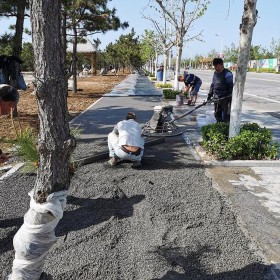 文山彩色生態(tài)透水混凝土地坪  萬盛區(qū)透水混凝土里面 透水混凝土施工價格 彩色透水混凝土材料生產(chǎn)廠家   壓模混凝土材料廠家 透水粘接劑廠家送貨到工地