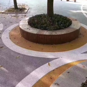 重慶市萬州區透水地坪  彩色透水混凝土地坪材料批發  透水地坪生產廠家  生態透水砼粘接劑  現場施工免費指導   量大送貨到工地