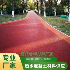 沙坪壩區(qū) 透水混凝土材料廠家  供應透水地坪 彩色生態(tài)透水地坪廠家直銷  生態(tài)透水砼