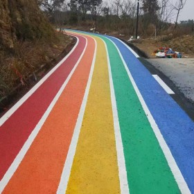 延安市 彩色生態透水混凝土 彩色透水混凝土道路 透水混凝土施工價格 彩色透水混凝土材料生產廠家
