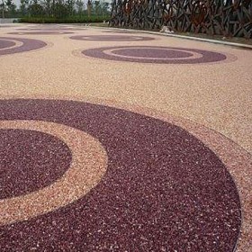 昆明市 透水混凝土材料生產廠家 透水砼膠結劑 透水混凝土外加劑 彩色透水混凝土