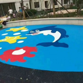 巴南區生態透水地坪 水性彩色防滑路面 彩色透水混凝土 透水彩色瀝青 廠家報價