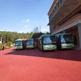 普洱市透水混凝土街道 彩色透水混凝土材料生產廠家 壓花地坪材料生產廠家 透水混凝土粘接劑量大送貨到工地