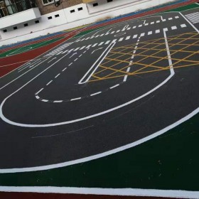 車行彩色透水混凝土路面 彩色透水混凝土材料廠家 透水混凝土施工  廠家免費指導