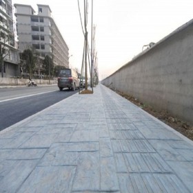 彩色壓模混凝土地坪 壓花水泥地坪 壓模彩色地坪 供應商