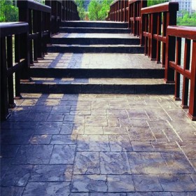 藝術(shù)壓花地坪 混凝土壓花地坪 壓印脫模劑 廠家免費指導施工