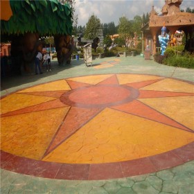 壓花地坪 水泥壓印地面 混凝土透水地坪 壓花地坪強化料 費用