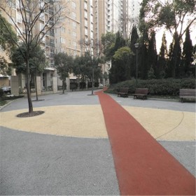彩色透水混凝土 生態(tài)透水硂廠家 彩色透水地面 施工指導 送貨到工地