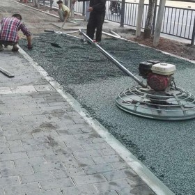 彩色透水砼 生態彩色透水混凝土 市政建設、學校操場地坪 免費到地指導