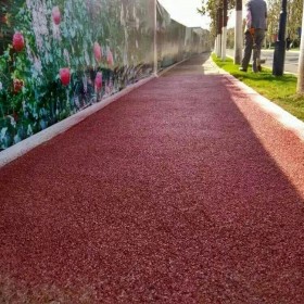 透水混凝土 彩色透水混凝土材料生產廠家 透水混凝土增強劑價格 豪軒地坪