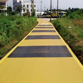 四川 商業街彩色混凝土 園林道路透水混凝土 生態透水地坪廠家