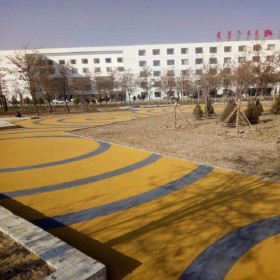 杭州市 操場彩色混凝土 露骨地坪 生態透水路面 海綿城市透水混凝土 報價清單