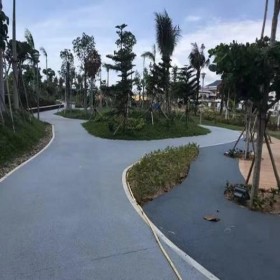 溫州市 露石子彩色混凝土 生態透水混凝土 海綿透水地坪 操場彩色混凝土 施工單位