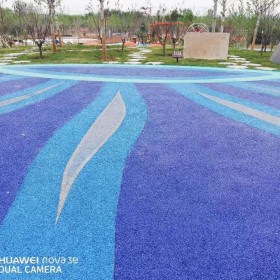 綿陽市 人行道透水混凝土 露骨彩色透水混凝土 生態透水地坪 透水混泥土施工公司