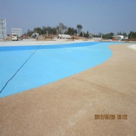 株洲市 人行道彩色透水混凝土 無砂透水混凝土 生態透水路面 材料生產廠家