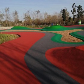 合肥市 車行彩色透水混凝土路 生態(tài)透水混凝土 彩色地面透水混凝土 性價比高的專業(yè)廠家