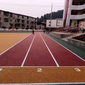 濟南市 操場彩色混凝土 生態透水混凝土 彩色整體透水混凝土 專業彩色透水混凝土修補