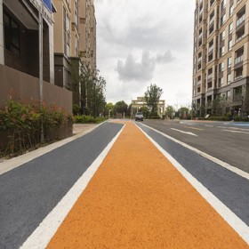 黔東南 彩色水泥地坪 藝術彩色地坪 小區彩色混凝土路面 材料廠家