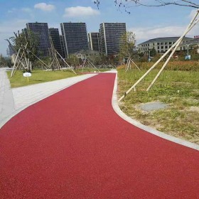操場透水混凝土 人行道路透水砼 透水混凝土停車位 生產材料批發