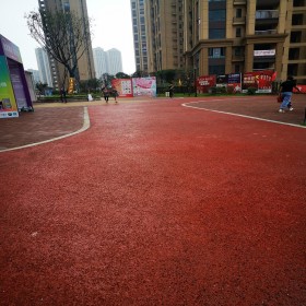透水混凝土水泥路面 彩色透水砼混凝土 生態透水地坪 材料廠家