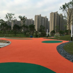 仁懷市 彩色透水砼地面 道路混凝土透水 生態透水砼 材料廠家報價