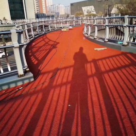 清鎮市 園林透水地坪 透水膠強劑 彩色混凝土道路 工程報價