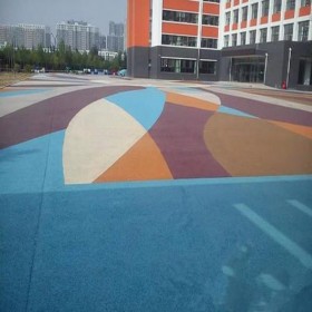 成都市 彩色透水地面 專業(yè)彩色透水混凝土修補 生態(tài)透水砼 生產材料批發(fā)