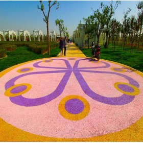 綿陽市 學(xué)校操場彩色混凝土 生態(tài)透水地坪 專業(yè)透水混凝土修補(bǔ) 廠家地址