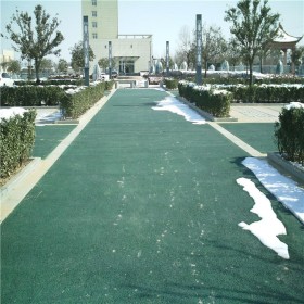 阿克蘇市 透水藝術地坪 彩色透水砼地面 透水混凝土增強劑 廠家直銷 技術指導